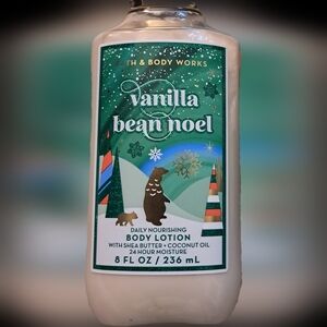 Bath & Body Works Vanilla Bean Noel Nurishing Body Lotion 24 Hour Moisture New
